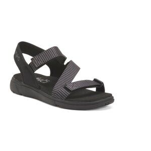 RYKA Black Manifest Sport Sandals